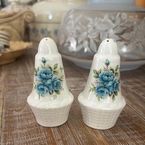 Floral Salt and Pepper Shakers